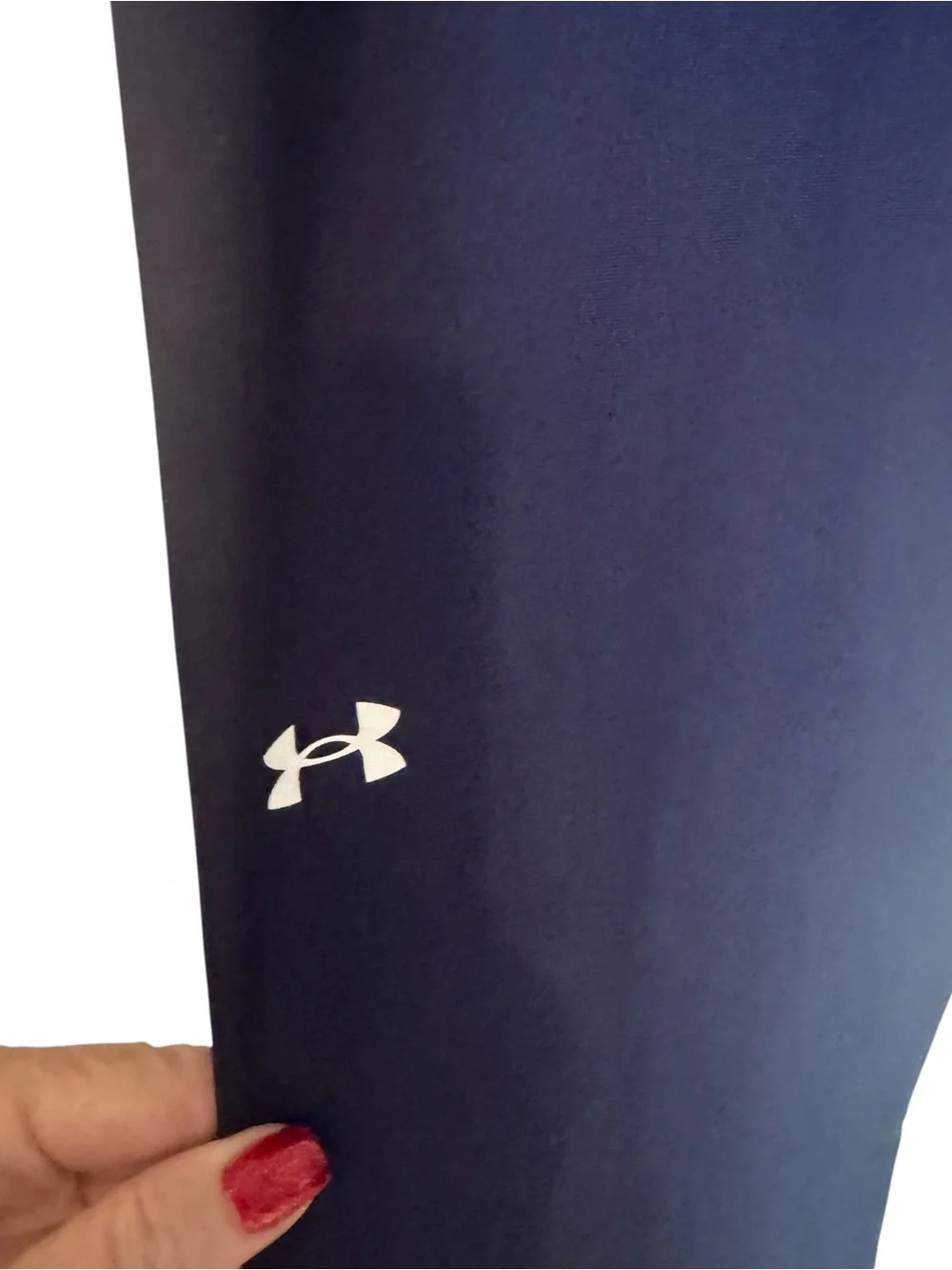 Under Armour Navy Active Compression Capri Leggings  PLUS: 1X      #U - Picture 3 of 6